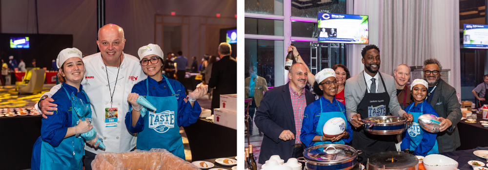 100+ Florida ProStart Students Team Up with Famous Chefs, NFL Legends at Taste of the NFL