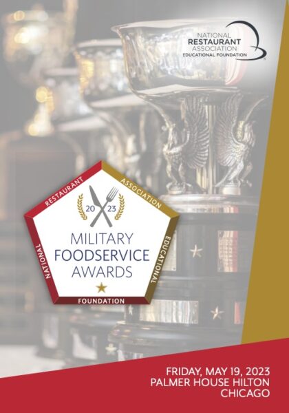 2023 Military Food Service Awards program cover
