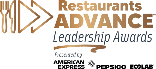 Restaurants Advance Leadership Awards, presented by American Express, PepsiCo, and Ecolab logo