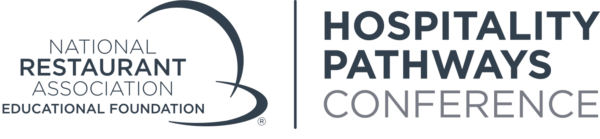 Hospitality Pasthways Conference and NRAEF logos