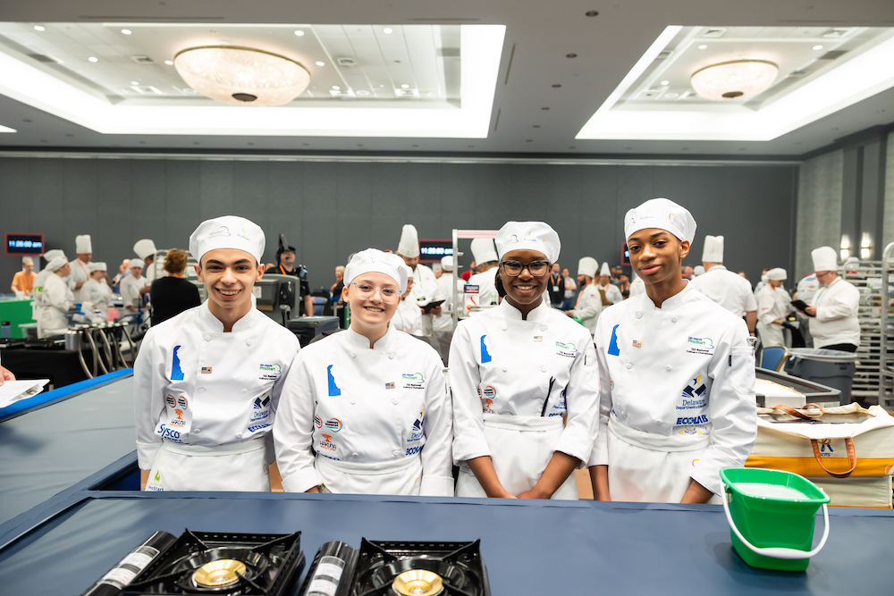 The Future of the Restaurant Industry Shines as Delaware and California Take Top Prizes at the 2024 National ProStart Invitational