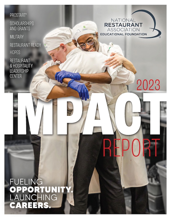 NRAEF 2023 Impact Report cover image.