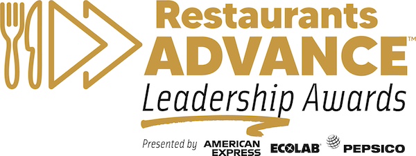 Restaurants Advance Leadership Awards (logo) presented by American Express, Ecolab, and PepsiCo