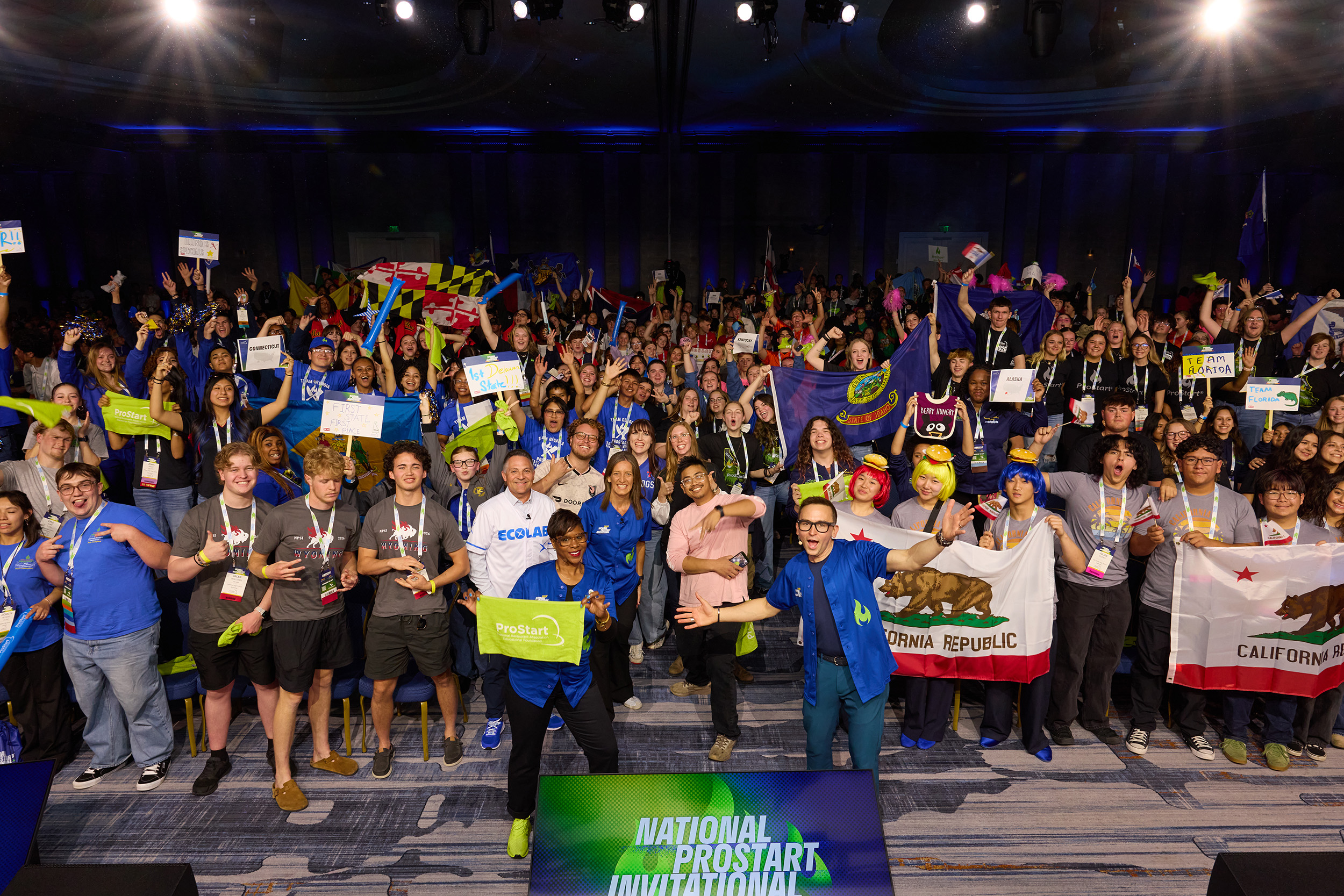 Photo of the NPSI teams audience at the 2026 opening ceremonies.