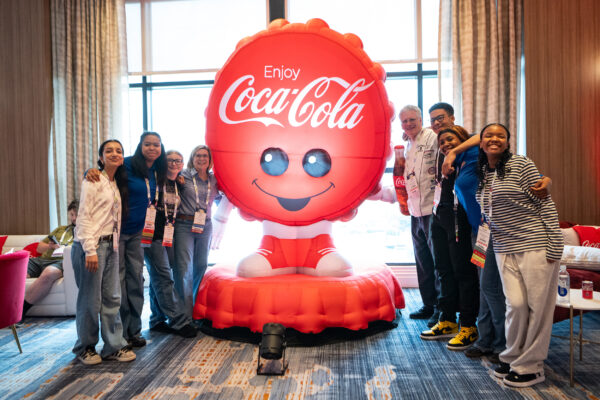Photo of attendees at the Coca-Cola Lounge, NPSI 2026