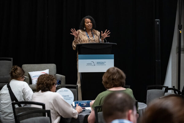 photo of HPC 2026 Patricia Gill speaking