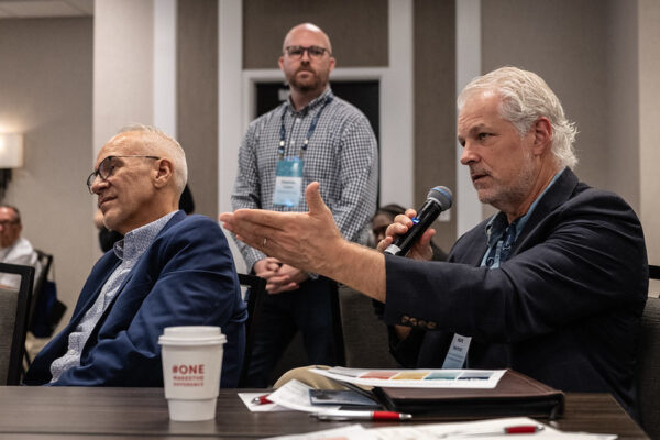 Photo of HPC 2026 attendee speaking
